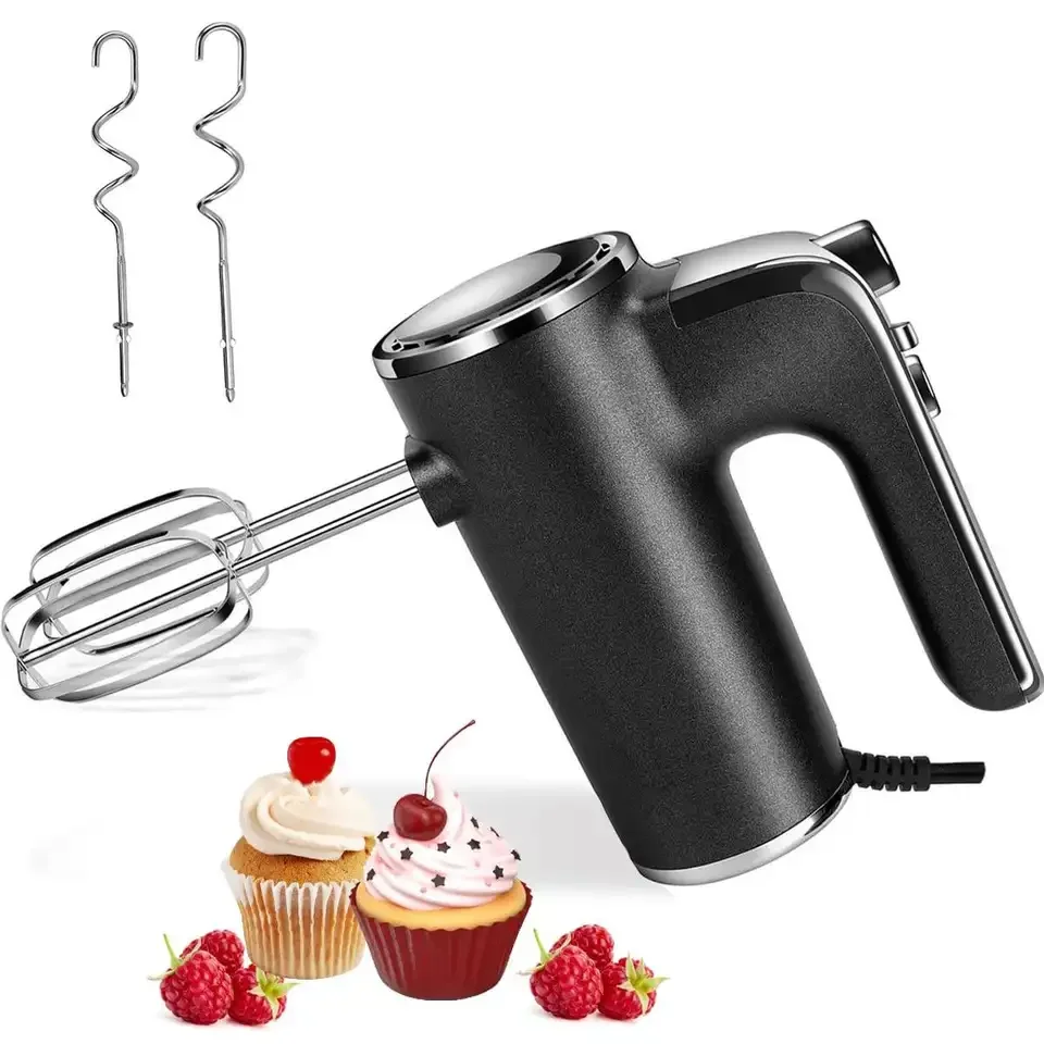 Home Appliances Holder Dough Hook Beater 5 Speed Control Electric Cake Hand Mixer