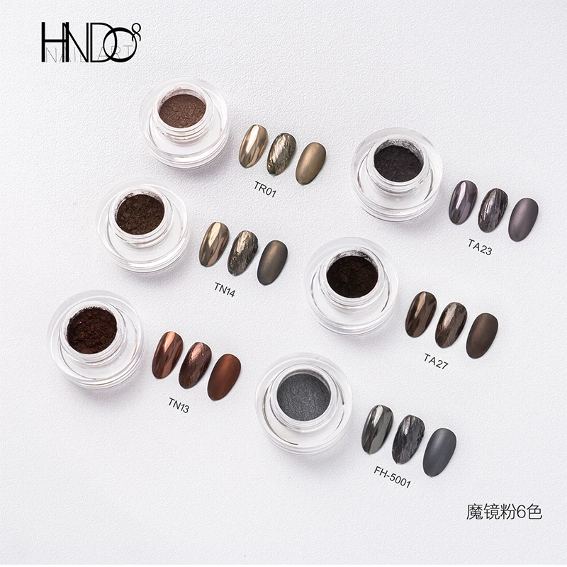 High Quality mica powder chameleon glitter chrome nail powder Magic Mirror Effect For Nail Art Decoration