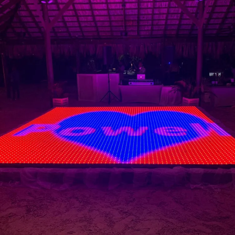New product rgb cheaper price durable disco led on dance floor for wedding