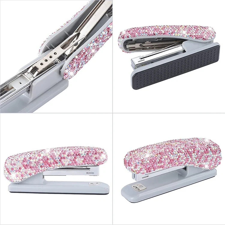 Crystal Handmade Bling Dazzling Stapler for Office, School, or Home