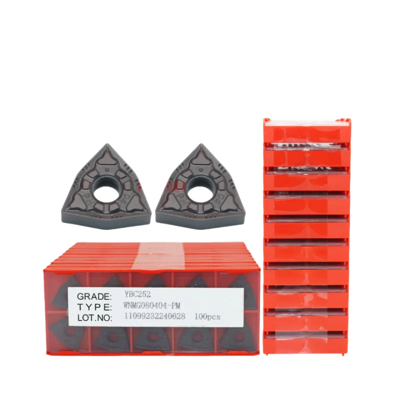 WNMG  WNMG080404/WNMG080408/WNMG080412-PM YBC252 cnc turning tool holders lathe rack machining center  machine cut tools