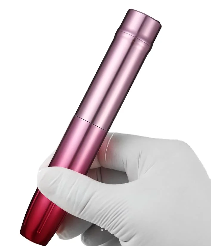 Беспроводная ручка для тату-машинки, Алюминиевый Перезаряжаемый аппарат для перманентного макияжа, OEM