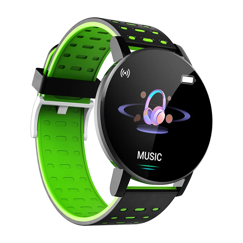 Smartwatch 119plus New Wrist Bracelet Band Blood Pressure Sport Wrist Fitness Tracker Cheap 119 Plus Smart Watch