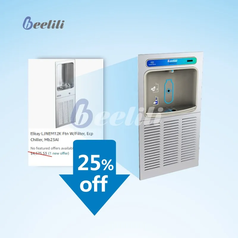 Touch-less Automatic hot and cold Motion Sensor Drinking Wall-mounted Water Dispenser for Public