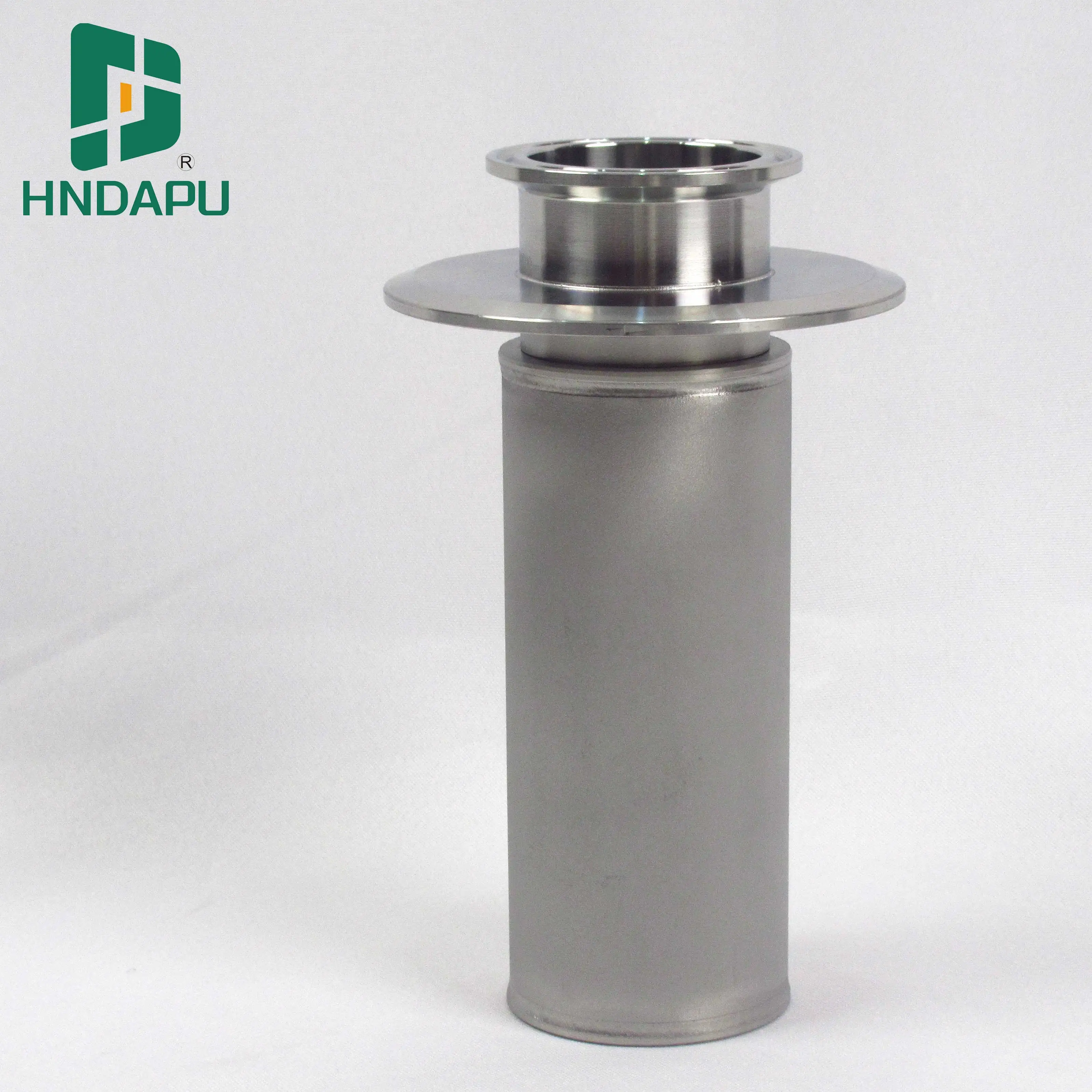TOPEP Customized Washable SS316L Powder Sintered Filter 106*180 Dia60 Industrial Filter with Quick Install Interface