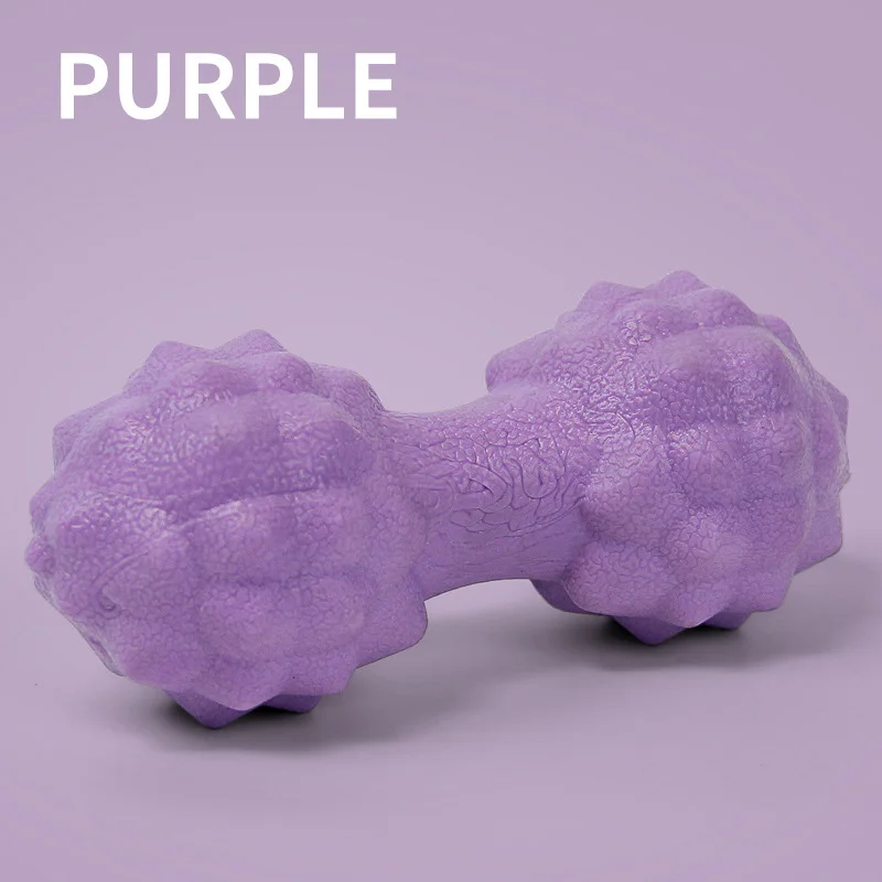 New Design Rubber Soft Diamond Massager Foot Spiky Massage Relieve Pain Rubber Peanut Massage Ball for Foot