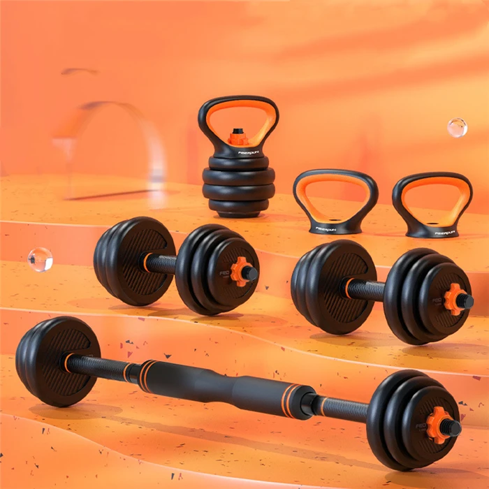 High Quality Exercise Fitness Push-up Barbell Removable Strength Training Free Weights Dumbbell Set for Women and Men