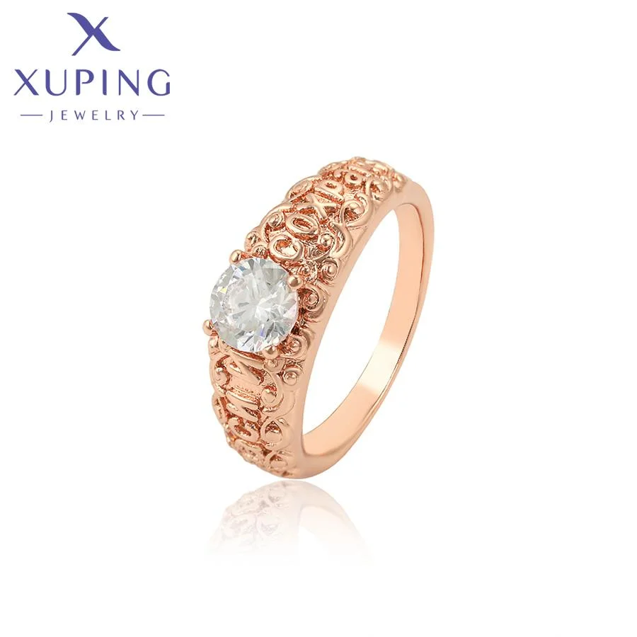 XUPING Jewelry Fashion Professional Manufacturers 14K 18K 24K Gold Plated Copper Jewelry Fashion Jewelry Rings