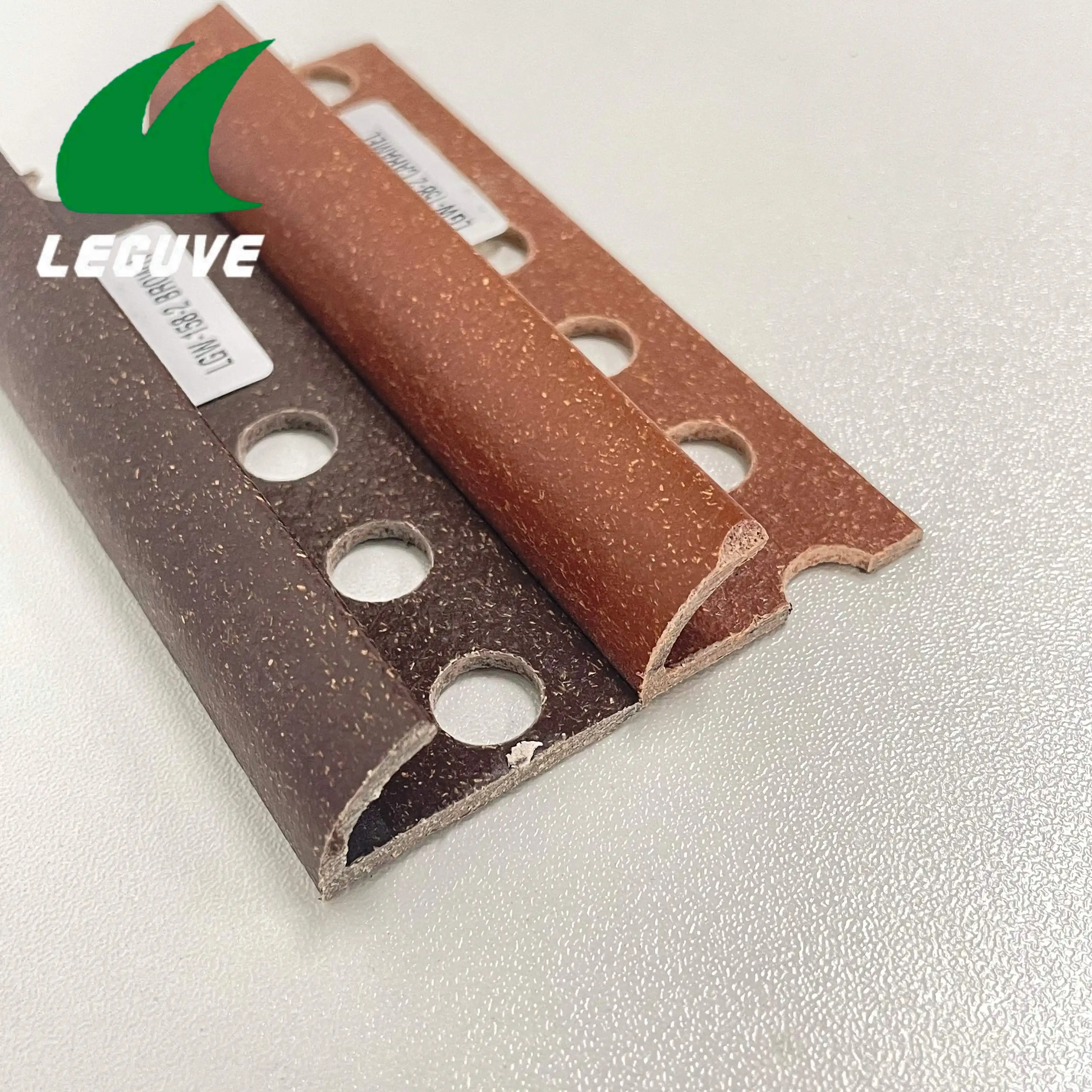 Leguwe WPC edges corners wood composite plastic side covers for decking floor