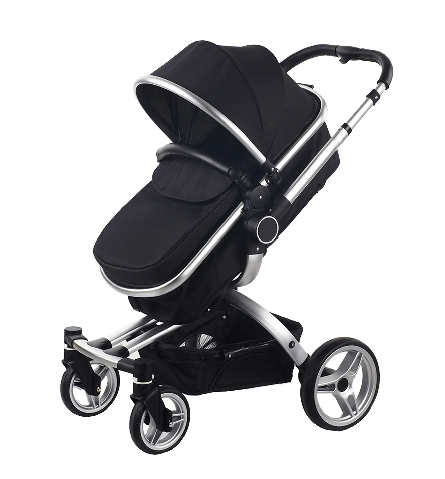 
Baby Stroller 3 In 1 Luxury High Landscape Travel System Baby Pram 360 Rotation Pushchair with Bassinet and Car Seat 