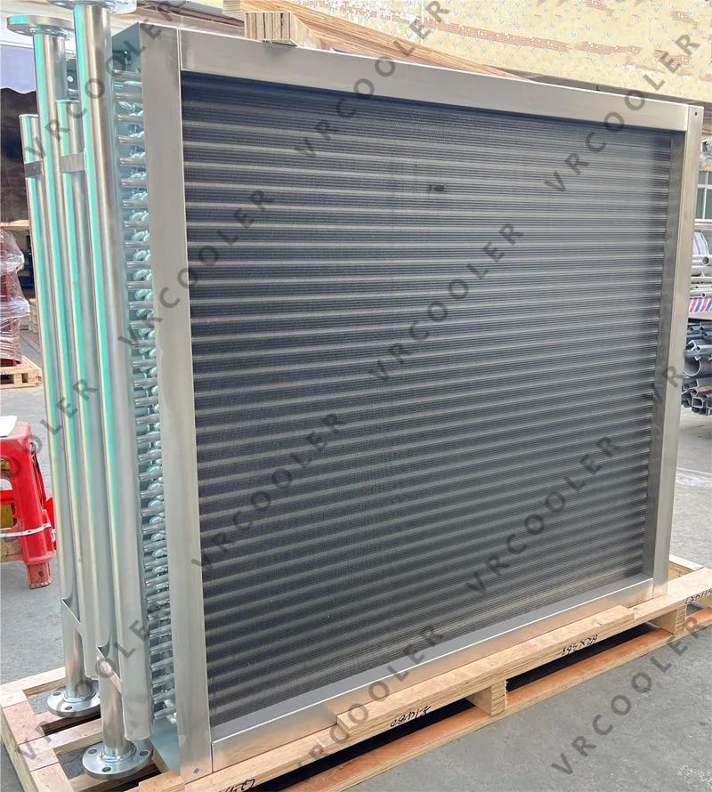Industrial SUS Water to Air Heat Exchanger for Custom Cast Silicone Processing Line