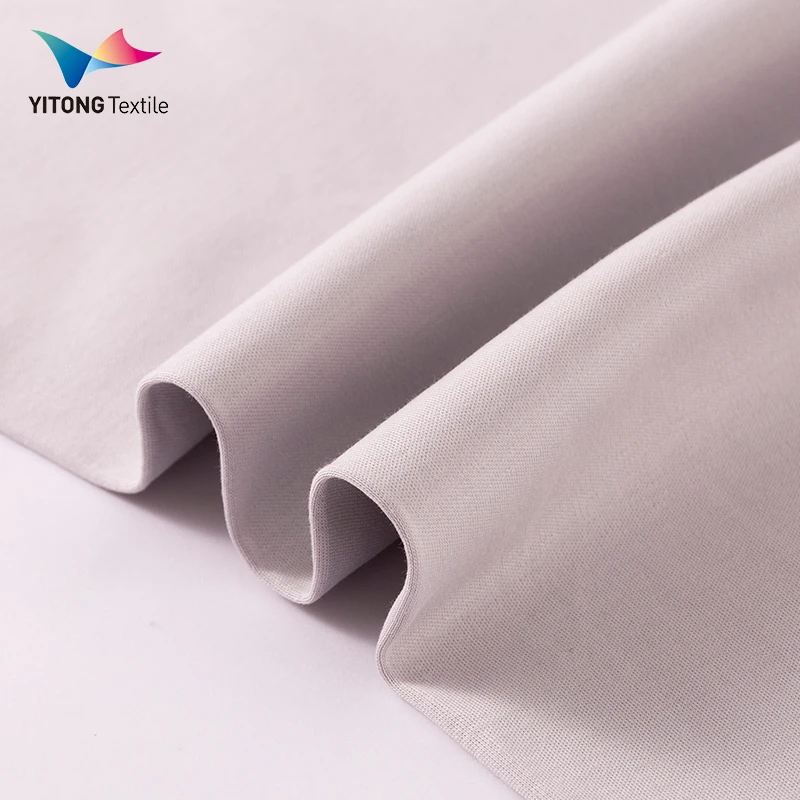 Wholesale 220gsm Mercerised Cotton 100 Cotton Fabric Cotton Single Jersey Fabrics for Hoodie Sweater