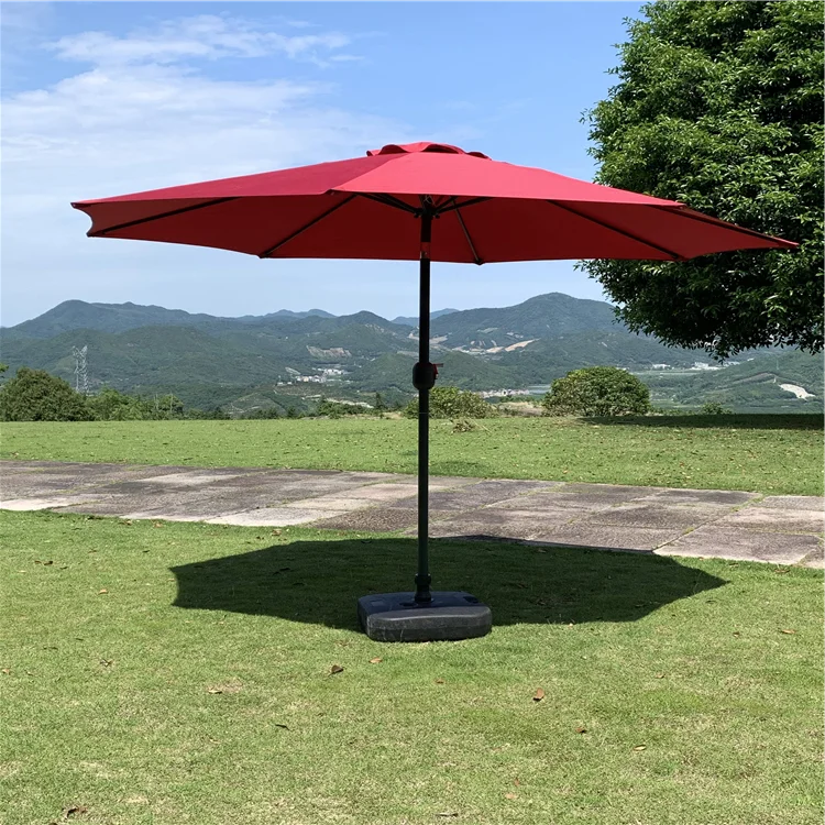 Steel Frame Structure Garden Waterproof Polyester Terrace Outdoor Umbrella Swimming Pool Beach Parasol