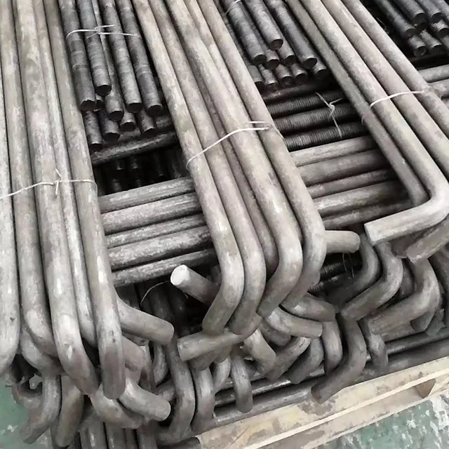 High Strength J/L/U/V Bolts Grade 4.8/8.8  Anchor Bolt Galvanized Foundation Bolt for Precast
