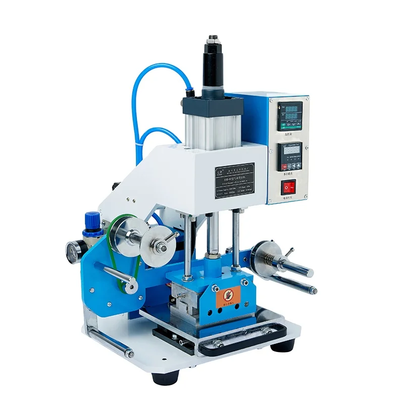 High-accuracy Auto 8*9cm Golden Embossed  Digital pattern Hot Gold Foil Embossing Stamping Machine