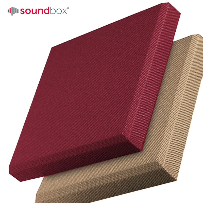Fabric Acoustic Wall Panel Custom Different Color Office Studio Sound Proof Absorption Wall Panels