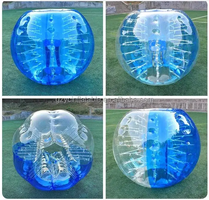 TPU Body Zorb Bumper Ball Inflatable Bubble Football Soccer Ball With Colored Dots inflatable zone bubble ball tpu guangzhou