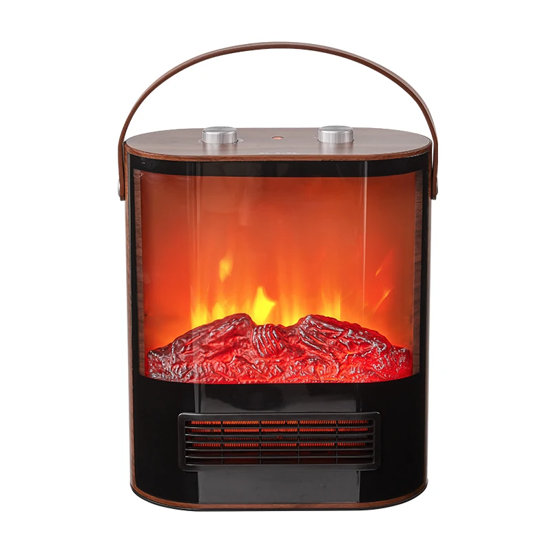 1 Year Limited Warranty Realistic Flame Effect Functions Curved Screen Portable Fireplace Space Heater Thermostat Control System