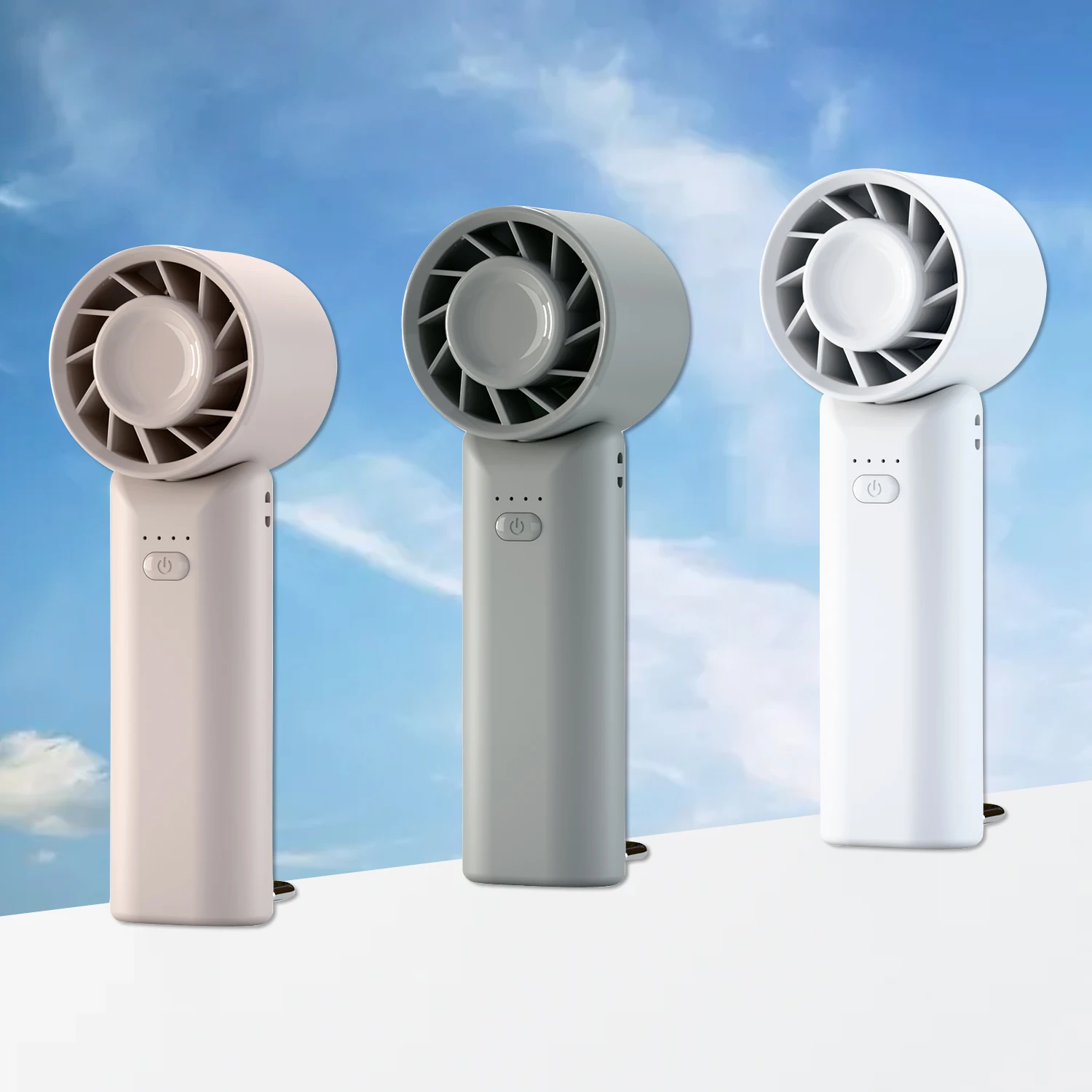 Factory Direct Wholesale Portable Mini Charging Fan Multi-Function Air Cooling Handheld Fan 4 Speed Folding Mini Hand Fan