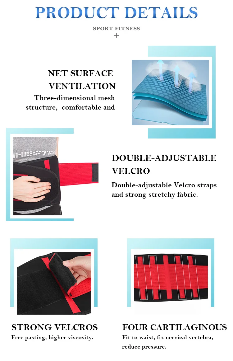
Wholesale OEM Neoprene Sports Slimming Belt Waist Trainer Fitness Lose Weight Sweat Belt Sauna Waist Trimmer for Men Women 