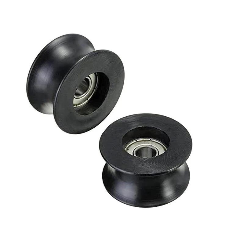 Custom hight quality aluminum alloy stainless steel POM Nylon PEEK pulleys for round belt