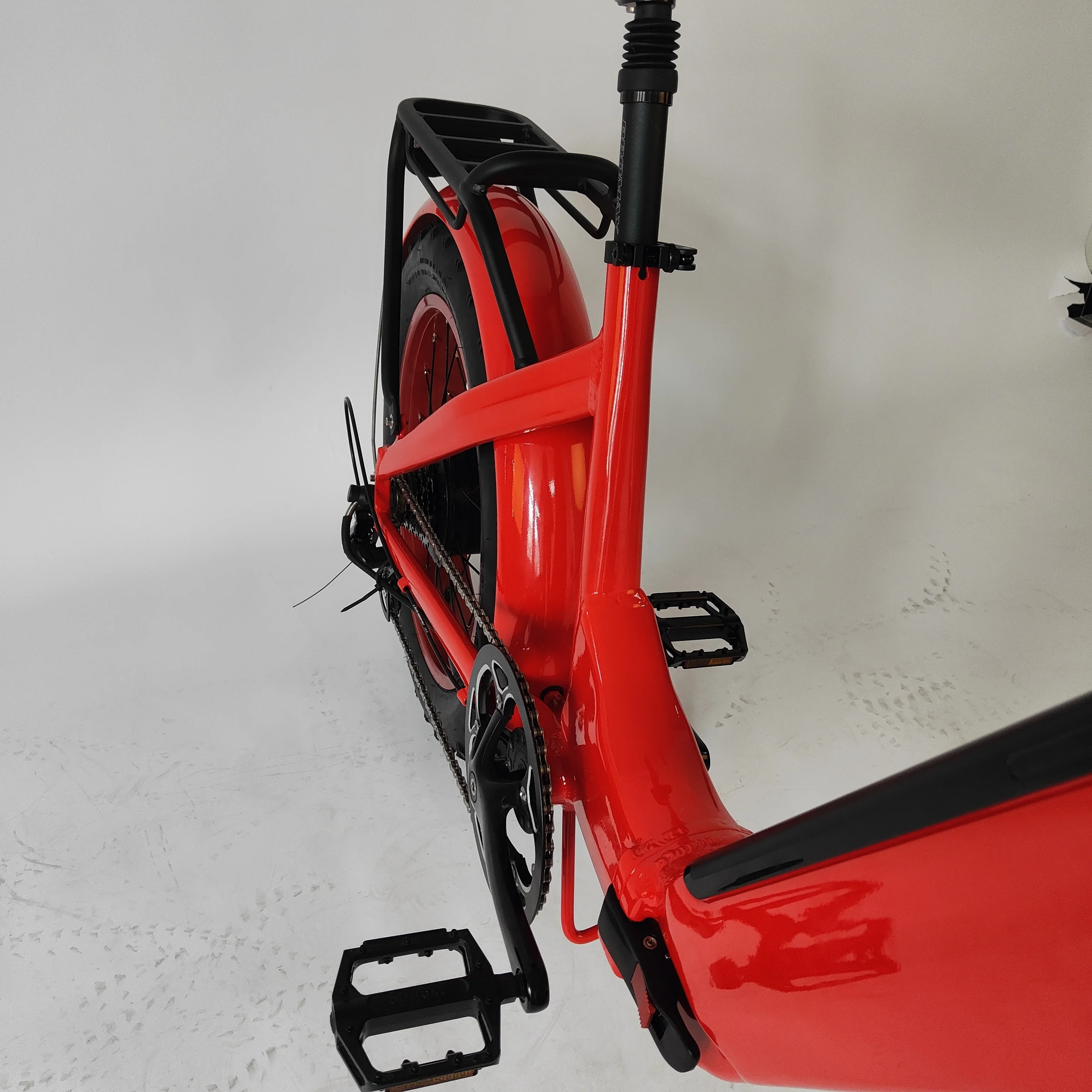 20inch folding electric bike factory rear drive electric bike fat tire bike 2024