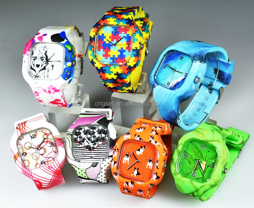 New Arrival 5ATM Waterproof Custom Watches Japan movement Top Quality Silicone interchange strap own logo man women unisex watch