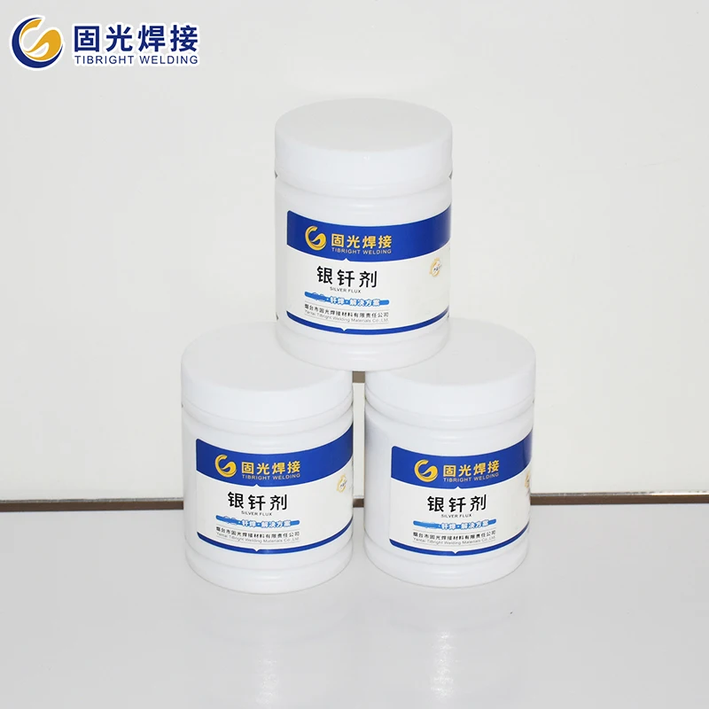 Blue Color Silver Solder Paste Welding Flux Low High Temperature for Stainless Steel Aluminum Brass Cast Iron Materials