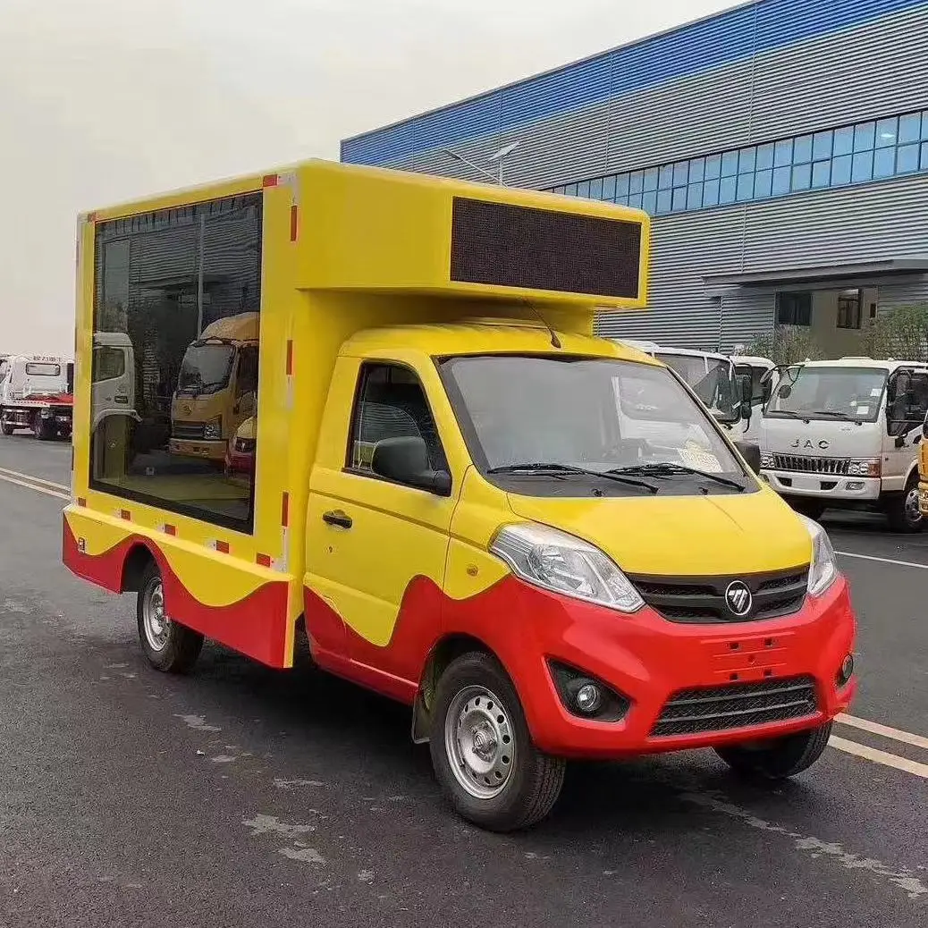 Лидер продаж хорошее качество 4 стороны P4 светодиодный экран рекламный автомобиль грузовик для продажи