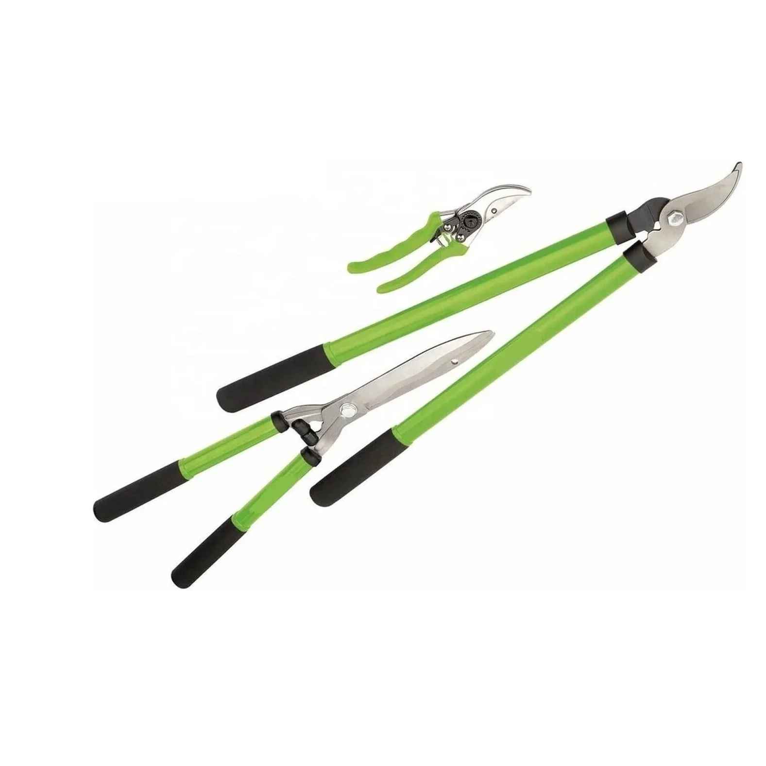 Best Selling Garden Bypass Shear Set 3pcs Scissors Set Plant Care Bypass Cutting Tools Carbon Steel