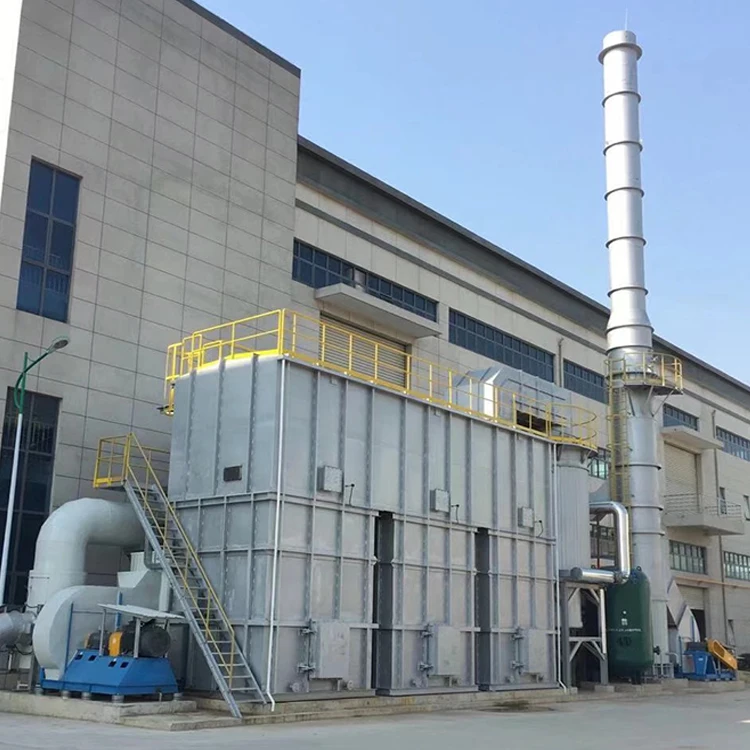 RTO waste gas treatment equipment for removing high concentration exhaust gas
