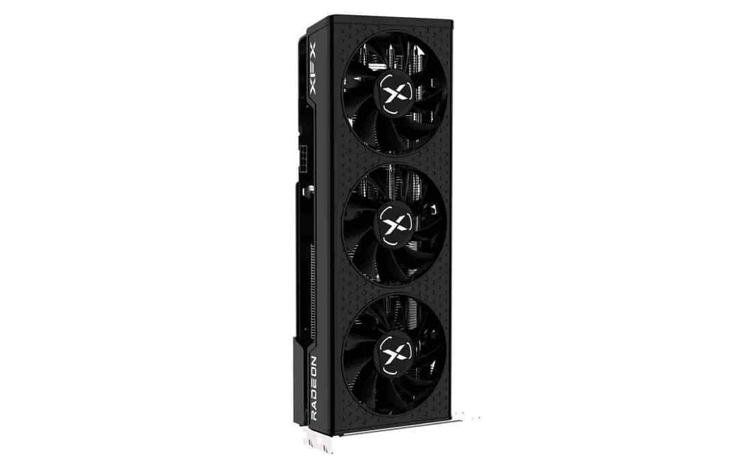 XFX Speedster Q ICK 308 AMD GPU Radeon RX 6600 XT черная игровая видеокарта с 8 Гб
