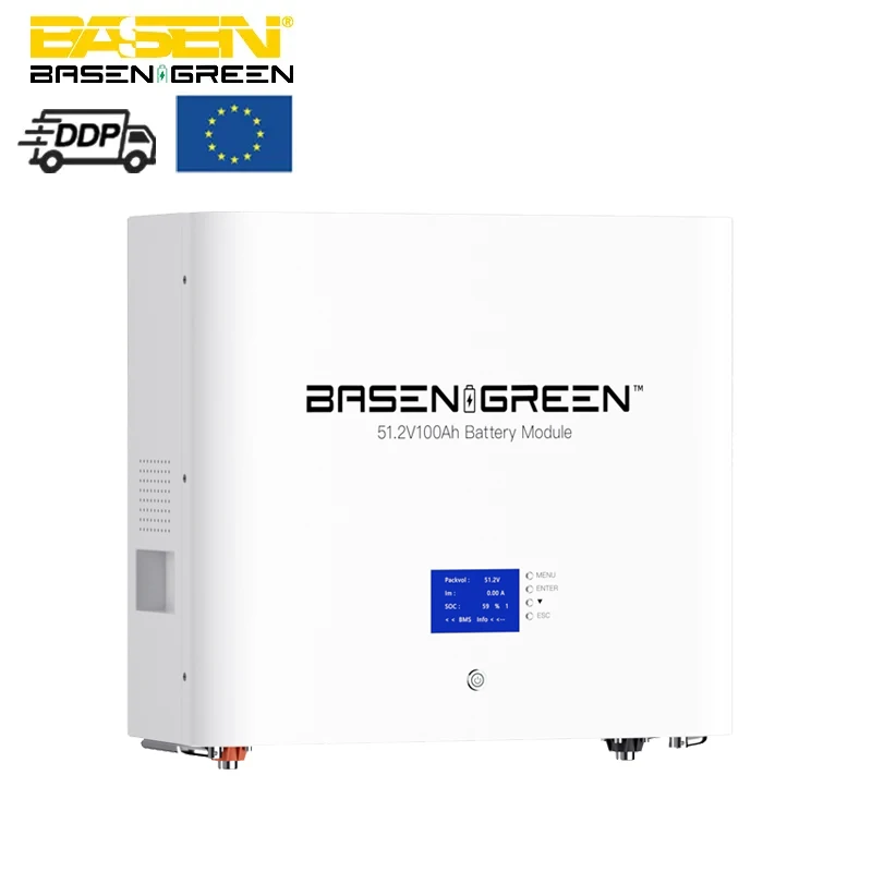 BASENGREEN POWER 48 Volt Lifepo4 Lithium Solar Battery 100ah 5kwh Lithium Battery Pack for Home Energy Storage