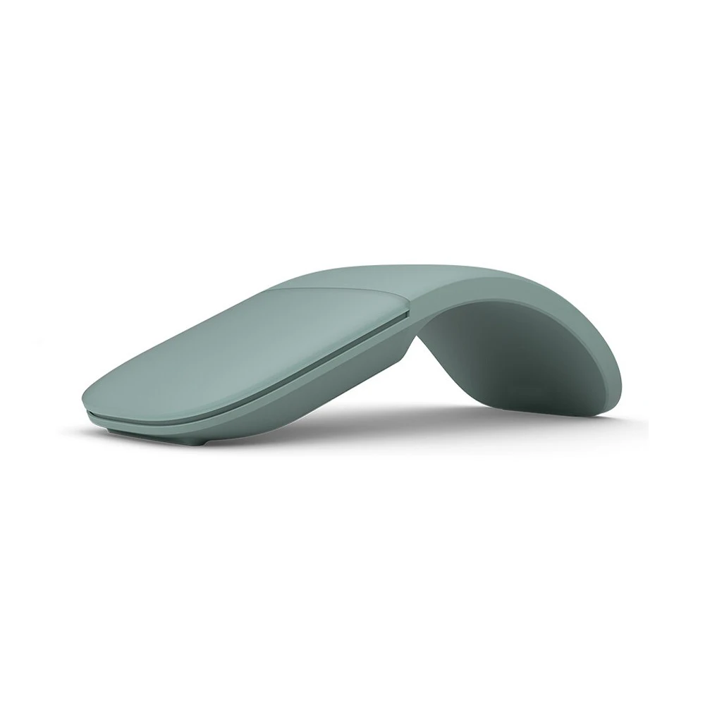 1600 DPI 4.0 Wireless Mouse Foldable Curved Touch Mouse Folding Slim Silent Microphone for Surface Book Laptop Office Use