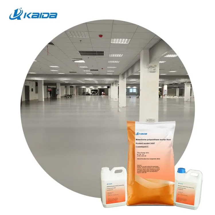 High Quality Elastic Self Leveling Polyurethane Mortar Floor Paint Pu Polyurethane Floor Paint for Stadium Concourses