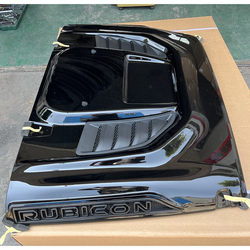 Manufacturer new design steel exterior accessories engine hood guard for Jeep wrangler JK 07+ vehicle auto parts