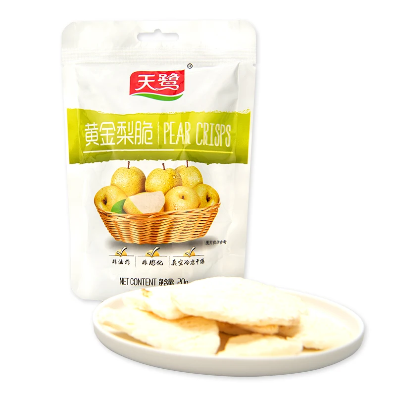 Factory Sale Various Freeze Dried Pear Snack Fruit Freeze Drying Pear Slice