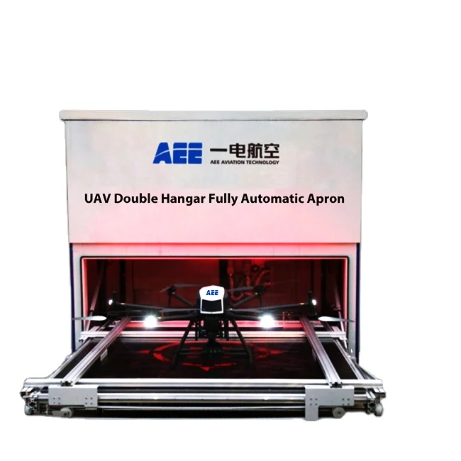 Guardian II UAV Double Hanger Automatic Parking Apron For Goal-Road Congestion Management Goal-Fast Handling of Traffic Accident