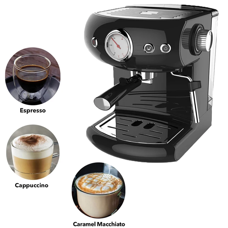 Espresso Coffee Machine 220v Semi-Automatic Commercial  Milk Frother Cappuccino Cafe Home Coffee