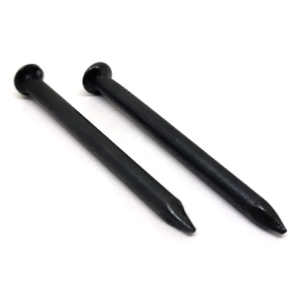 Полированный чистый металлический проволочный гвоздь q195 2 дюйма 3 4 черный стальной бетонный оцинкованный Prego De Arame Madeira