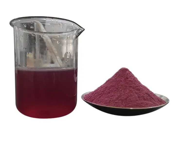Chinese Natural Pure Plant powder  supplier Food Grade Hibiscus Flower Powder Water- Soluble  Pure Roselle flower powder