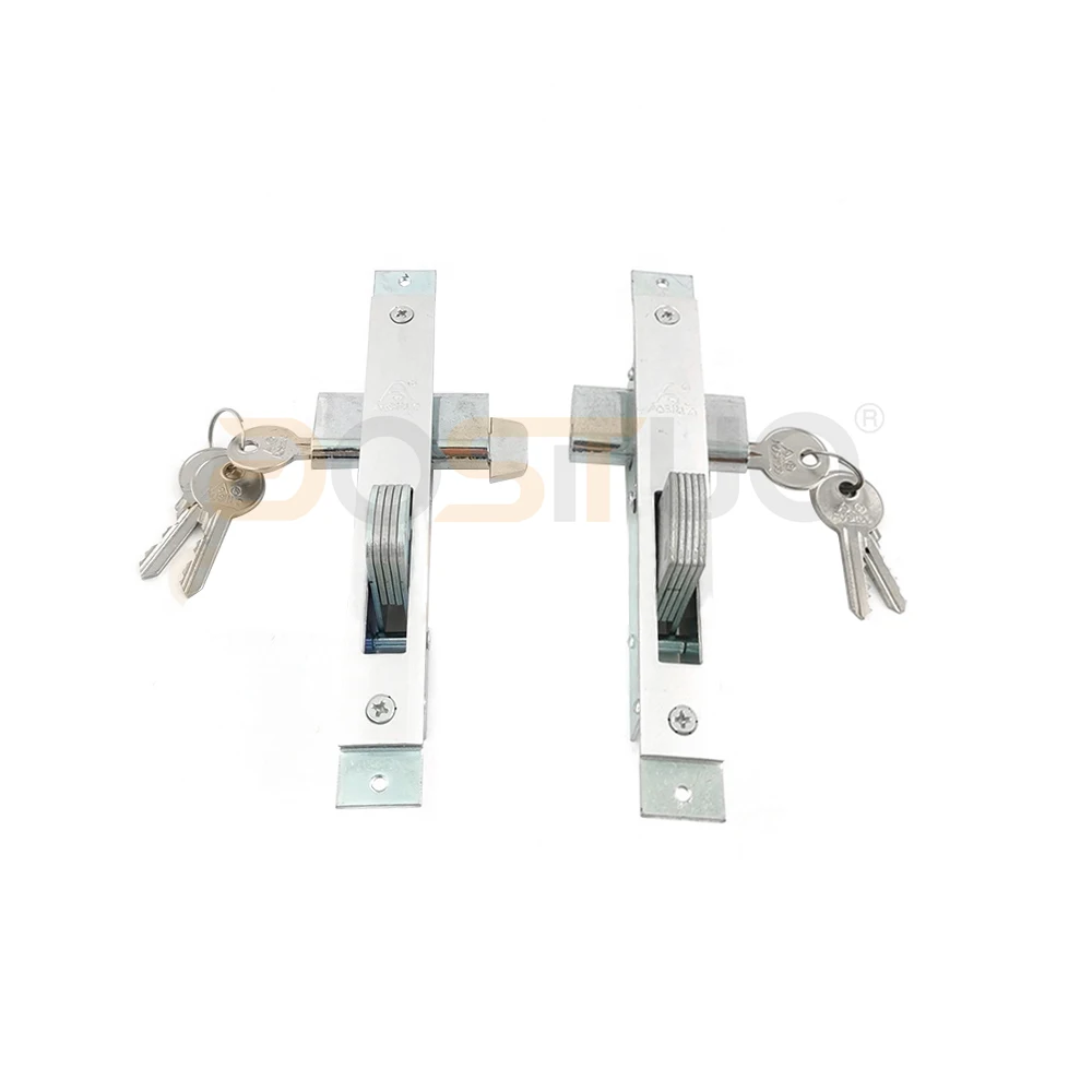 Wholesale cheap price aluminum door double sided opening lock security door hook lock sliding mico door lock