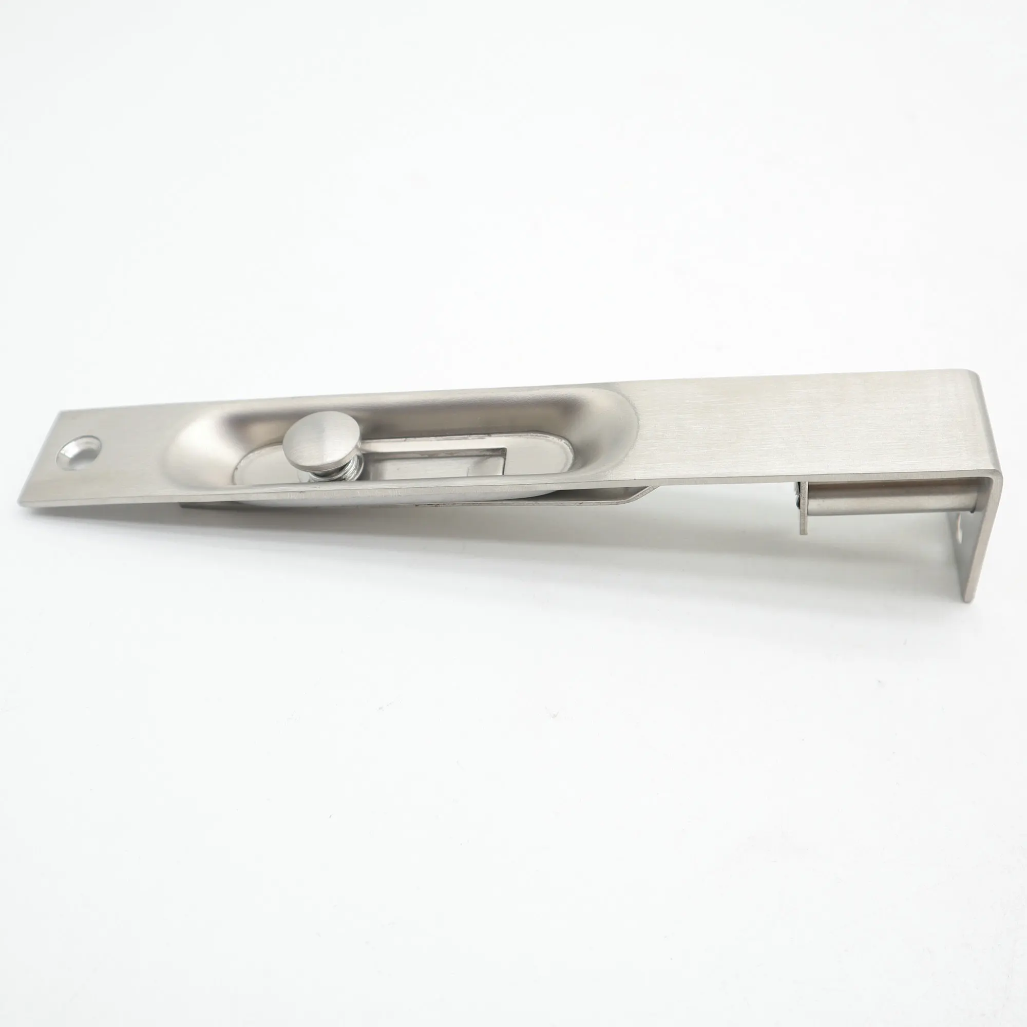 L Shaped Flush Bolt Slide Lock Bolt Steel Concealed Tower Bolt