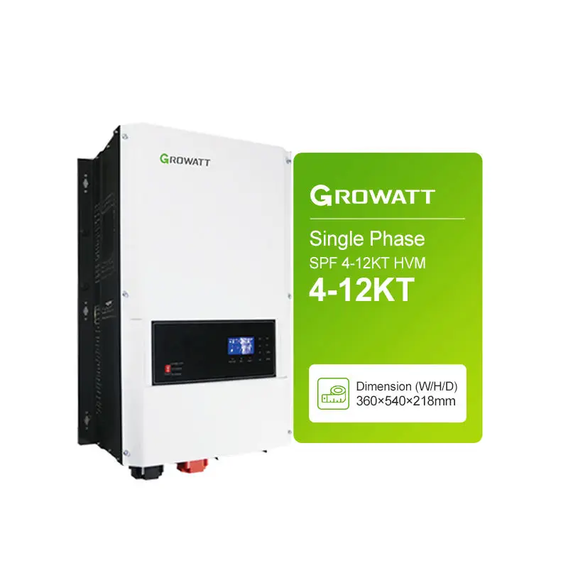 Growatt Spf 12kt Hvm 10kt 8kt выключенный от сети инвертор с 2 Mppt в наличии