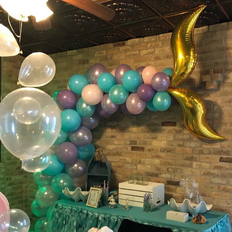 Latex Mermaid Balloon Wedding Birthday Party Decoration Baby Balloon Party Supplies