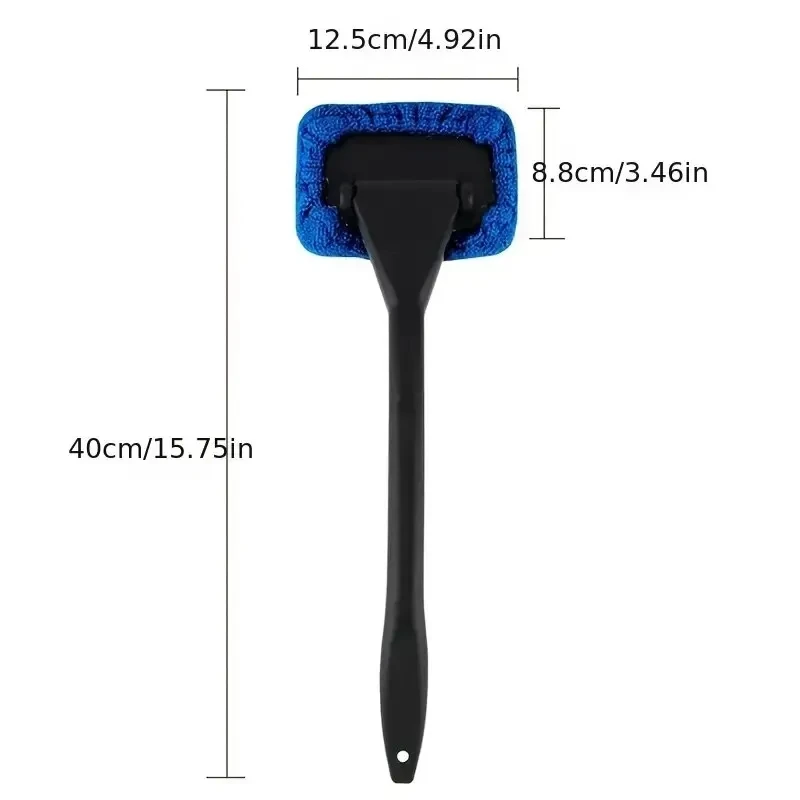 Window Cleaning Brush Kit Windshield Wash Tool Interior Car Wiper Long Handle Car Accessories