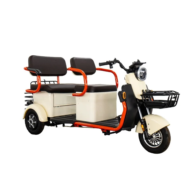 Model C11  electric bike 3 wheels in stock China supply tricycle adult electric tricycle open