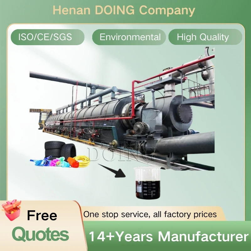 DOING Group 20 Ton 30 Ton Per Day Continuous MSW Pyrolysis Plant for Sale