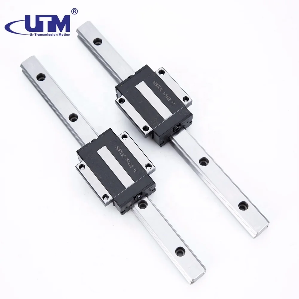 
hiwin linear motion guide rail and slider carriage HG15 HG20 HG25 HG30 HG35 HG45 
