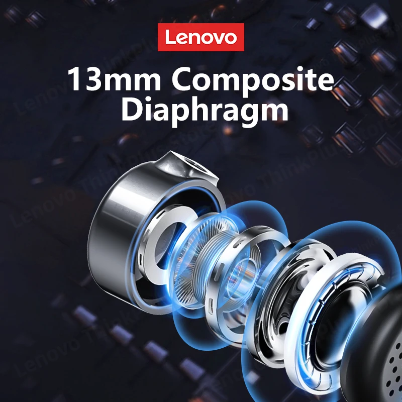 Беспроводные наушники Lenovo X20 с креплением на ухо костной воздушной проводимостью для мобильных наушников динамиком игровые